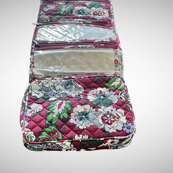 Vera Bradley Bordeaux Blooms Iconic Compact Hanging Organizer New with Tags - Picture 4 of 6